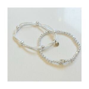 J.Crew Women's Double-Strand Freshwater Pearl Bracelet One Size NWOT